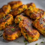 Baked Sweet Potato Zucchini Tots