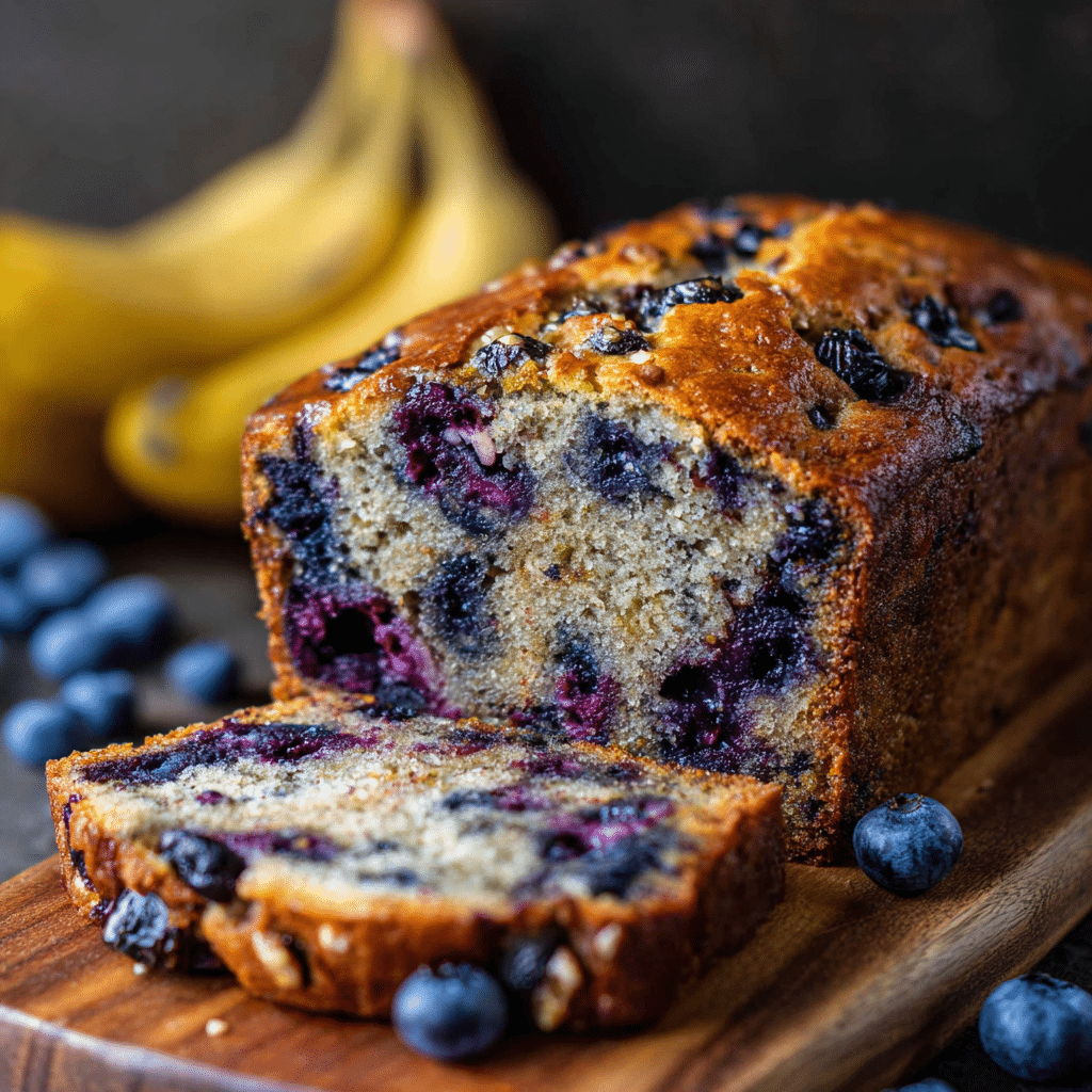 Blueberry Banana Bread