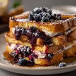 Blueberry Cheesecake Stuffed French Toast