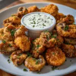 Fried Mushrooms with Ranch Dip