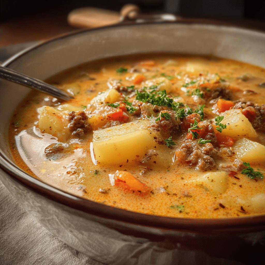 Hamburger Potato Soup