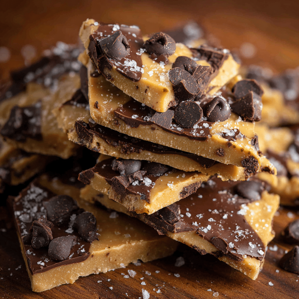 Healthy Cookie Dough Bark