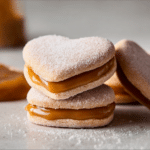 Heart-Shaped Alfajores with Dulce de Leche Filling
