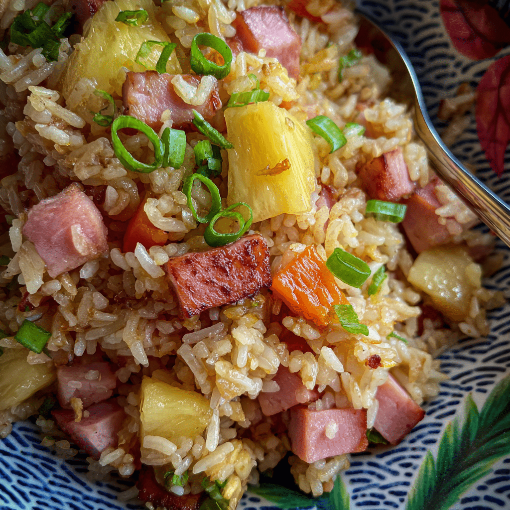 Pineapple Ham Fried Rice
