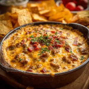 Sausage Beer Cheese Dip