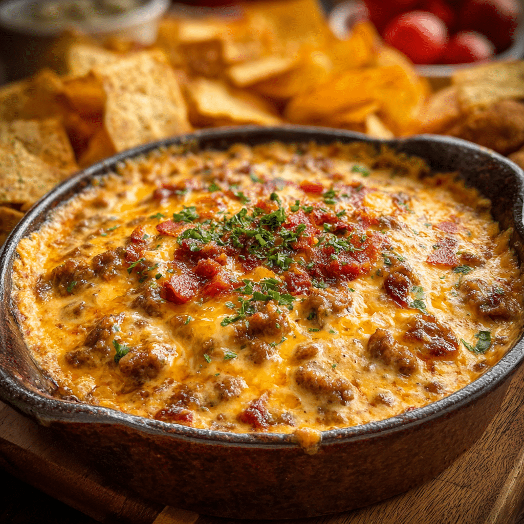 Sausage Beer Cheese Dip