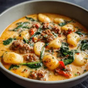Sausage Gnocchi Soup