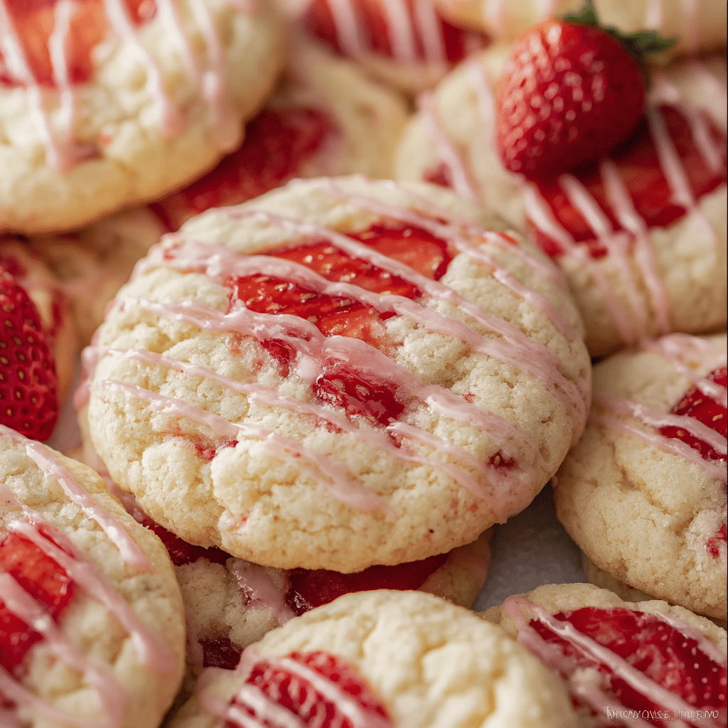 Strawberry Sugar Cookies