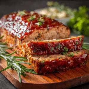 Turkey Meatloaf with Glaze