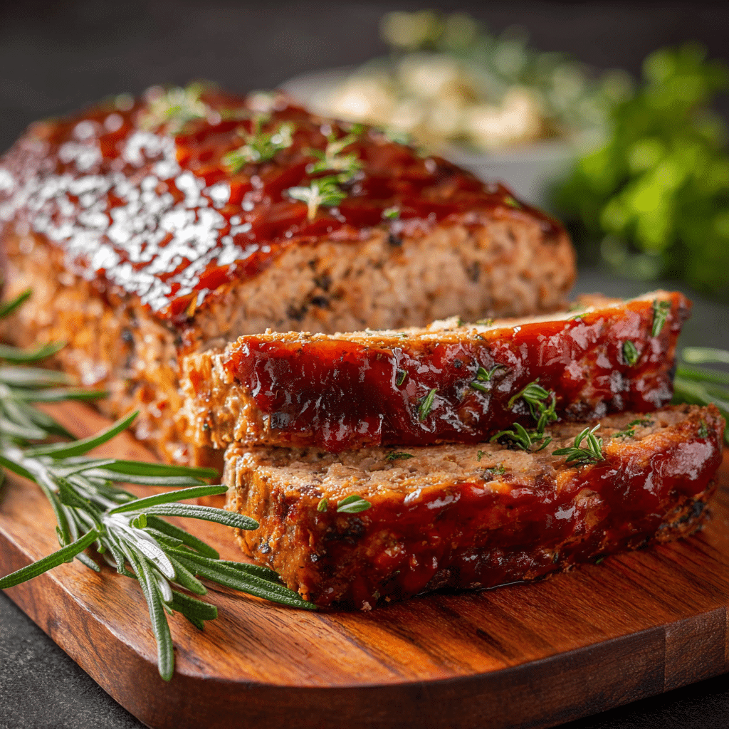 Turkey Meatloaf with Glaze