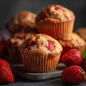 Vegan Strawberry Muffins