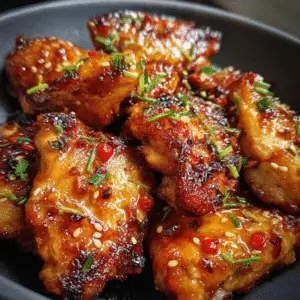 Air Fryer Honey Garlic Chicken