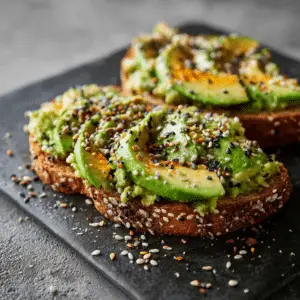 Avocado Toast with Everything Bagel Seasoning