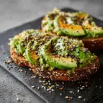 Avocado Toast with Everything Bagel Seasoning