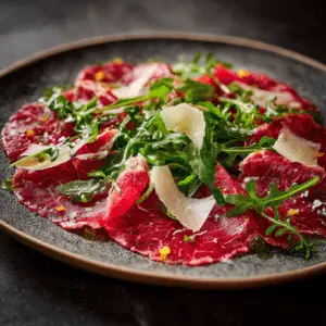 beef carpaccio salad