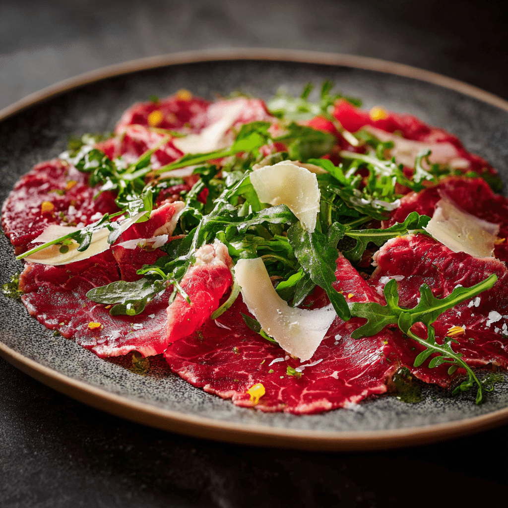 beef carpaccio salad