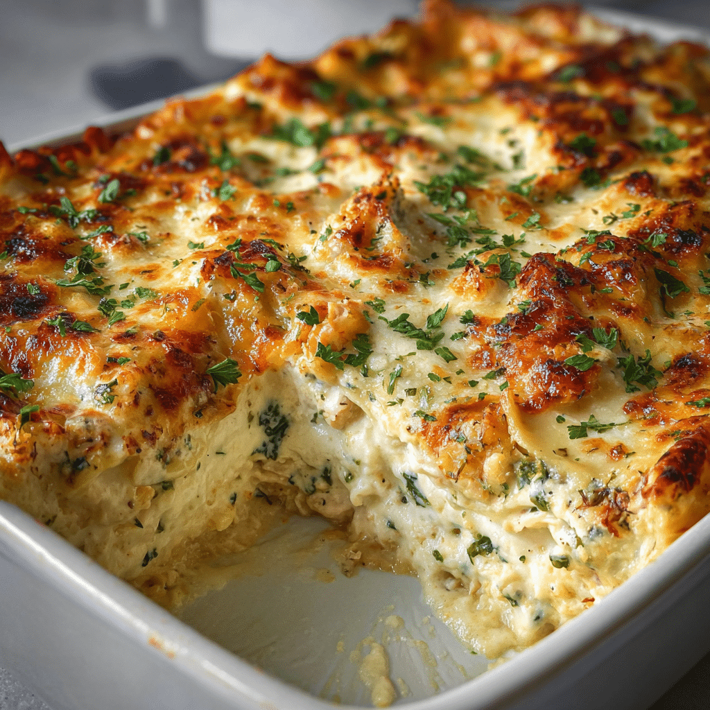 Chicken Alfredo Lasagna