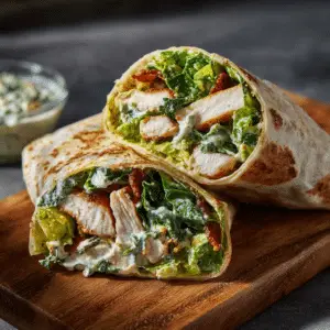 Chicken Caesar Wraps