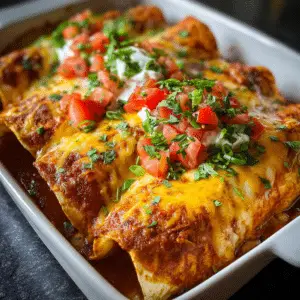 Easy Chicken Enchiladas