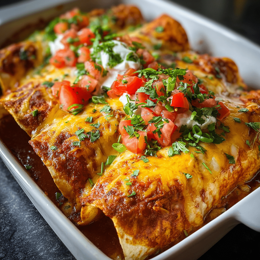 Easy Chicken Enchiladas