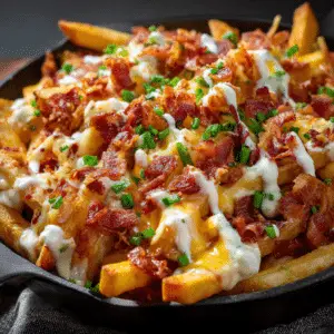Loaded Fries with Bacon