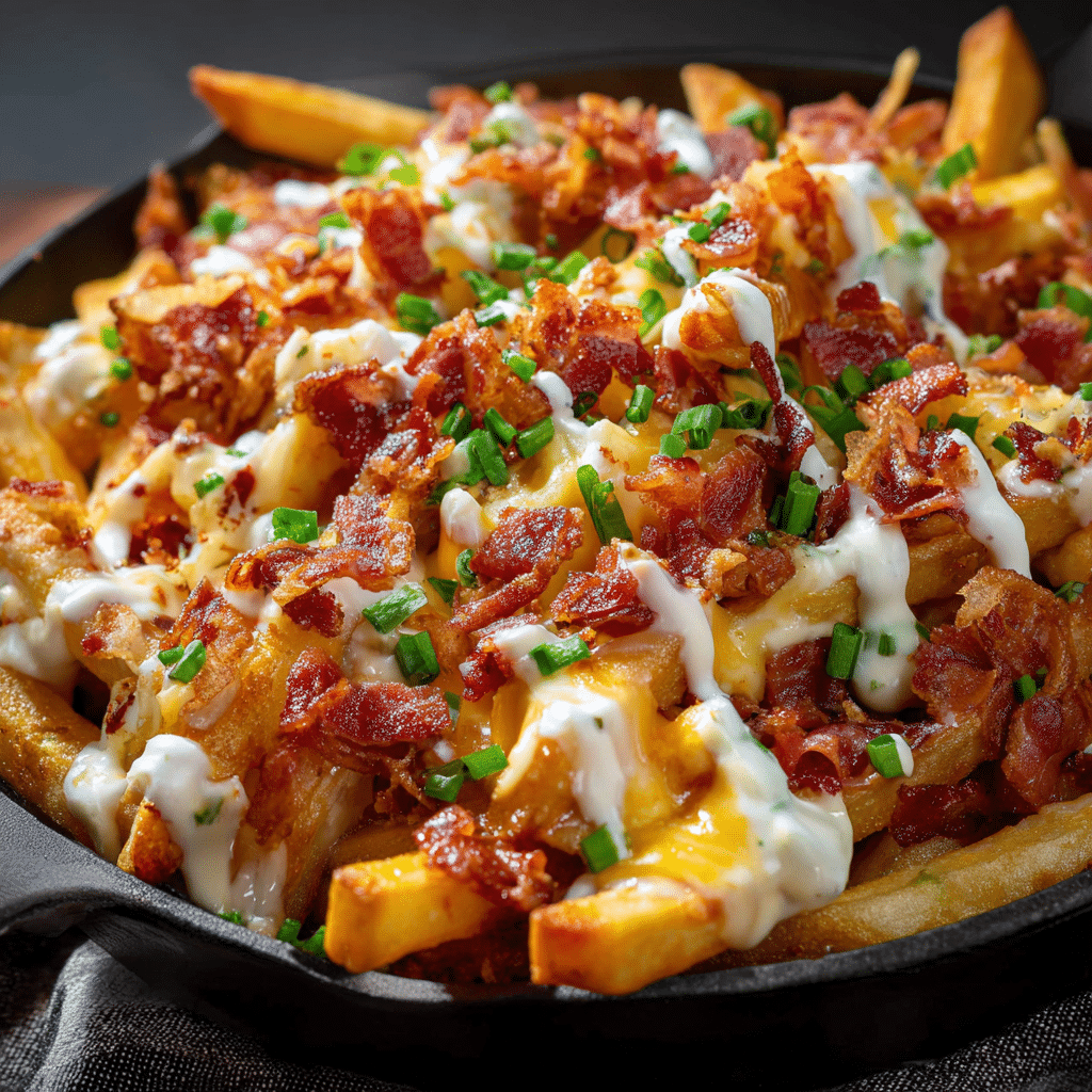 Loaded Fries with Bacon