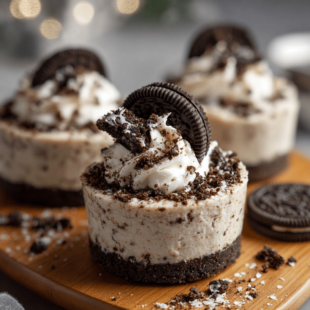 No-Bake Oreo Cheesecake Cups