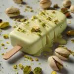Pistachio ice cream bar