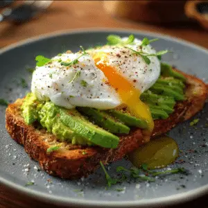 Poached Egg And Avocado Toast