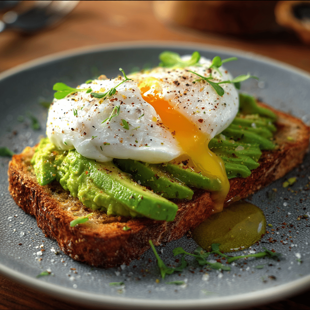 Poached Egg And Avocado Toast
