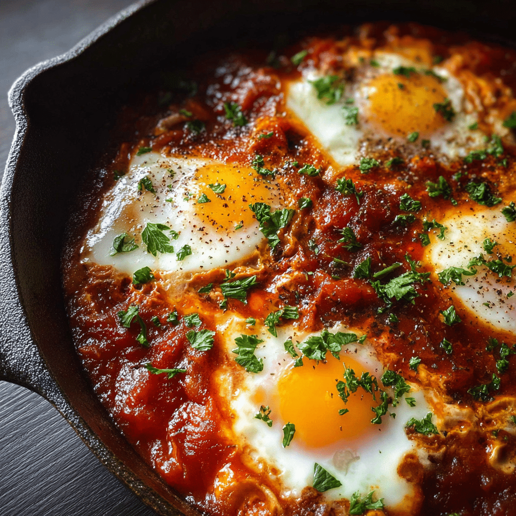 Shakshuka (Eggs in Tomato Sauce)