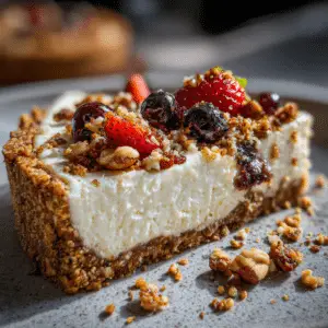 Yogurt Pie with Date-Nut Crust