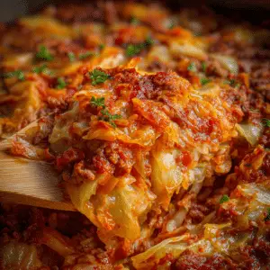 Unstuffed Cabbage Casserole