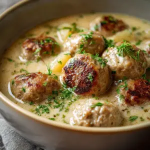 Swedish Meatball Soup